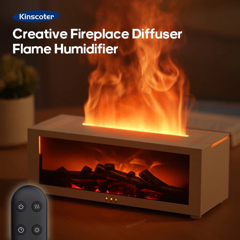 Waterless Fireplace Air Humidifier